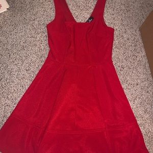 Lulus red flowey dress